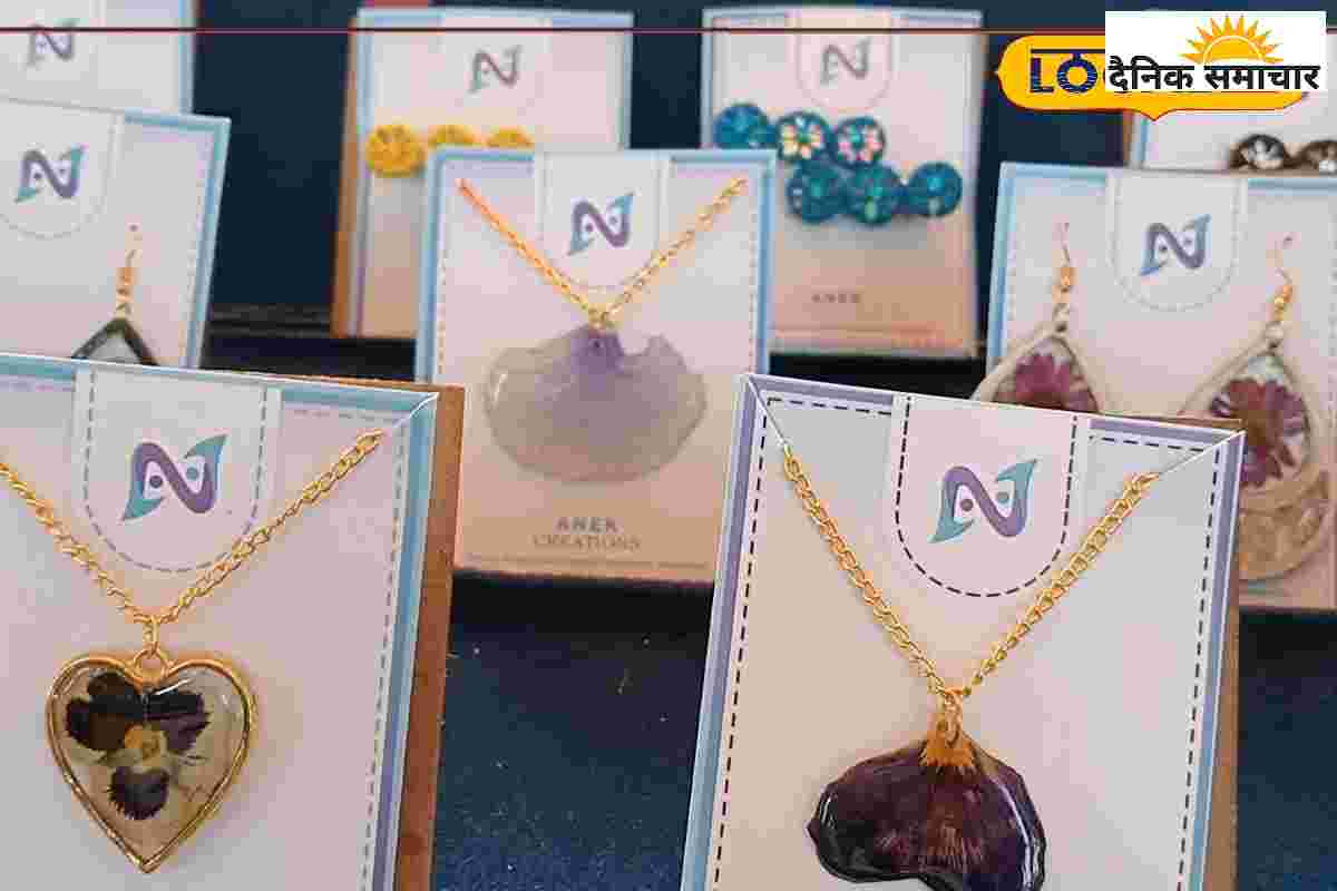 Resin Art: फूलों को चुनकर शानदार ज्वैलरी बना देती है देहरादून की ये लड़की…