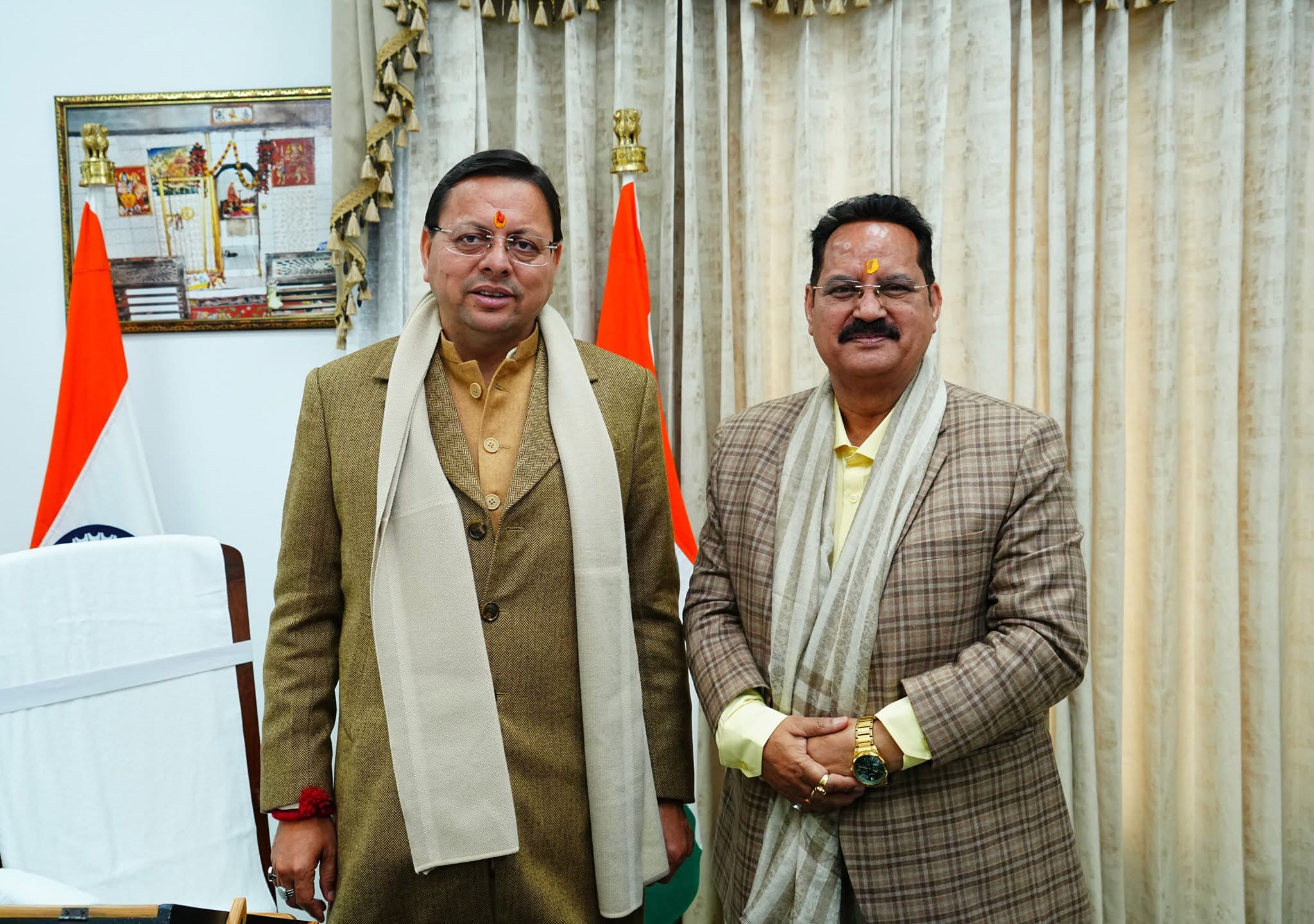 यमकेश्वर के विकास को नई गति: ग्राम कस्याली के विश्वजीत सिंह नेगी की मुख्यमंत्री से महत्वपूर्ण भेंट