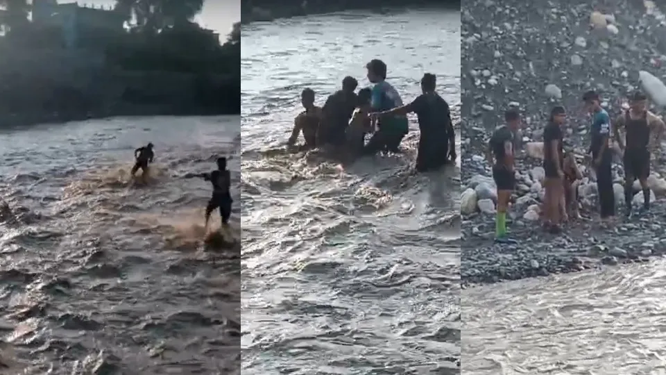 Dehradun में जाखन नदी में बही 12 साल की बच्ची, फौजी और युवकों ने ऐसे बचाई जान – Khabar Uttarakhand