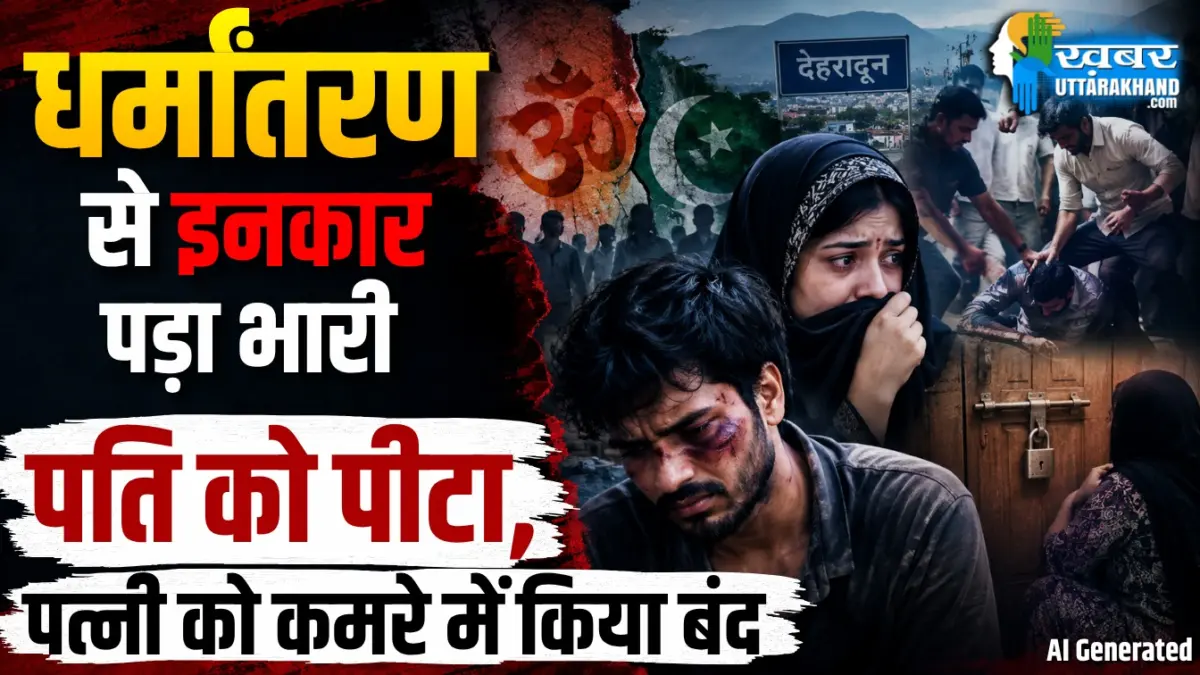 देहरादून में कृष्ण ने सादिया से की शादी, धर्म न बदलने पर कपल की पिटाई