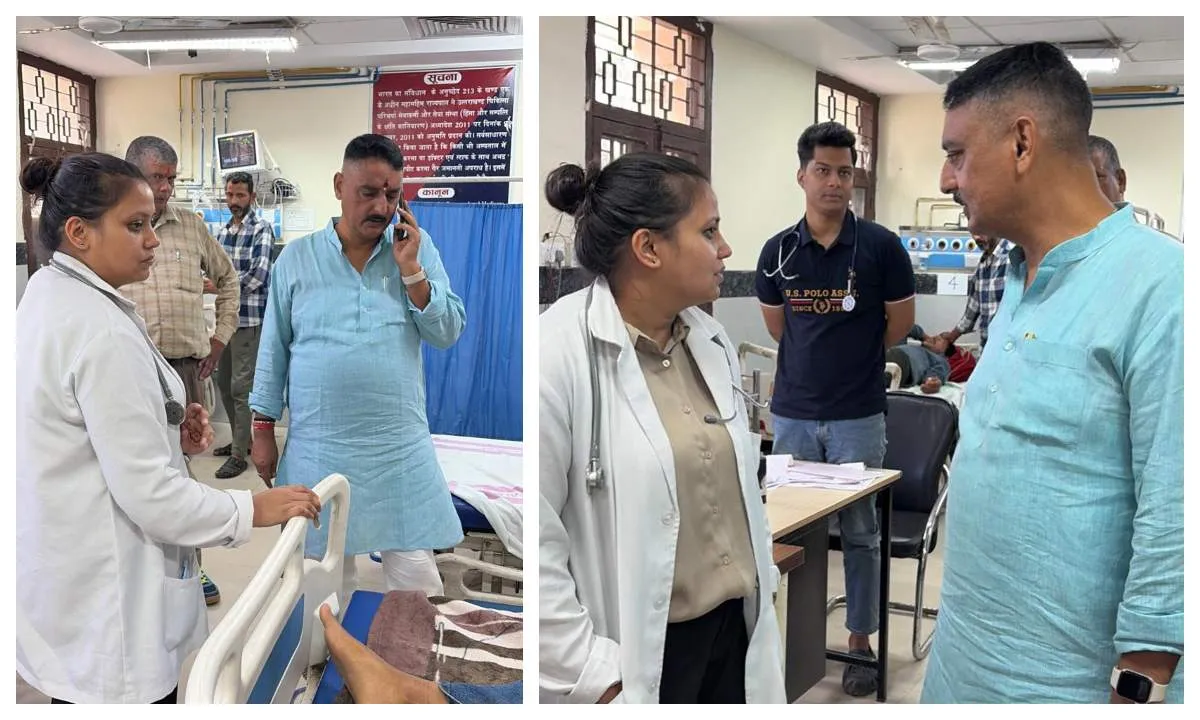 खराब CT स्कैन मशीन पर बिट्टू कर्नाटक सक्रिय!, मरीजों की परेशानी पर लिया संज्ञान