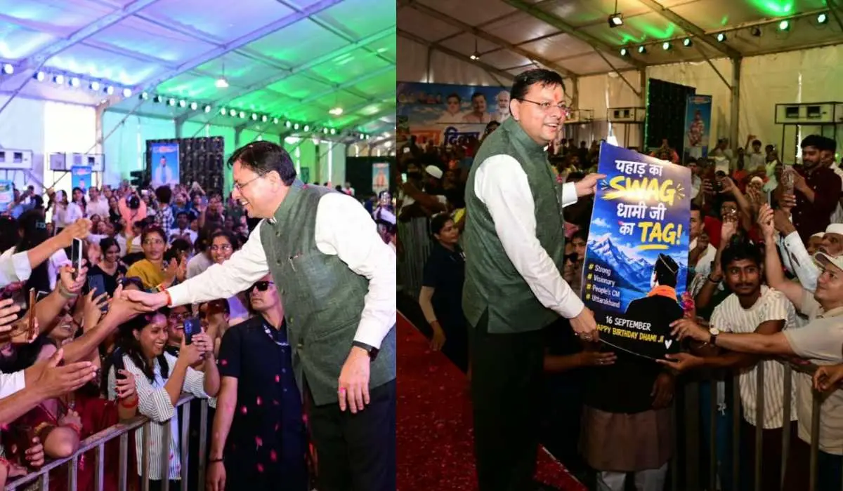 जन्मदिन पर युवाओं के बीच पहुंचे सीएम धामी, मांगा ‘तीन संकल्पों का गुलदस्ता’